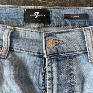 Men’s 7 For All Mankind Light Blue Slimmy Denim